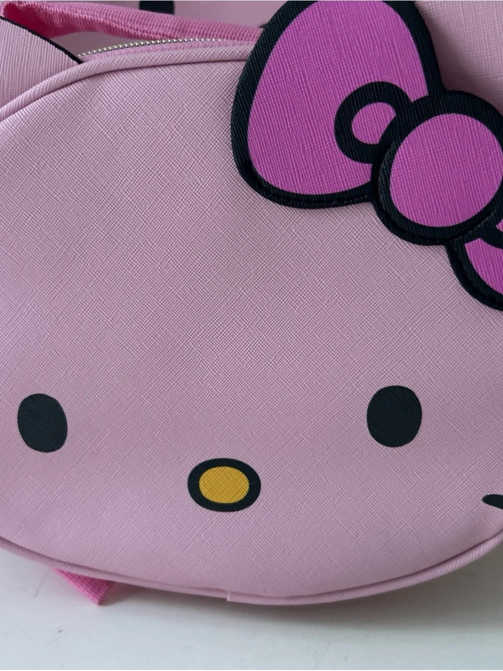 Hello Kitty Pink Kids Backpack with Front Face Lunch Bag NEW Back to School!